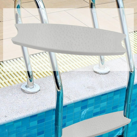 koolsoo Pool Ladder Step 18 inch for Inground and above Ground Pools Universal Pedal