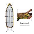 thumbnail image 4 of HELLHERO Leopard Sunflower Nurse Ironing Board Covets Elastic Edge Soft and Comfortable Easy to Install Ironing Board Cover for Ironing Table, 4 of 5