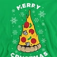 thumbnail image 2 of Merry Christmus Christmas Pizza Unisex Adult Pull-Over Hoodie, 2 of 5