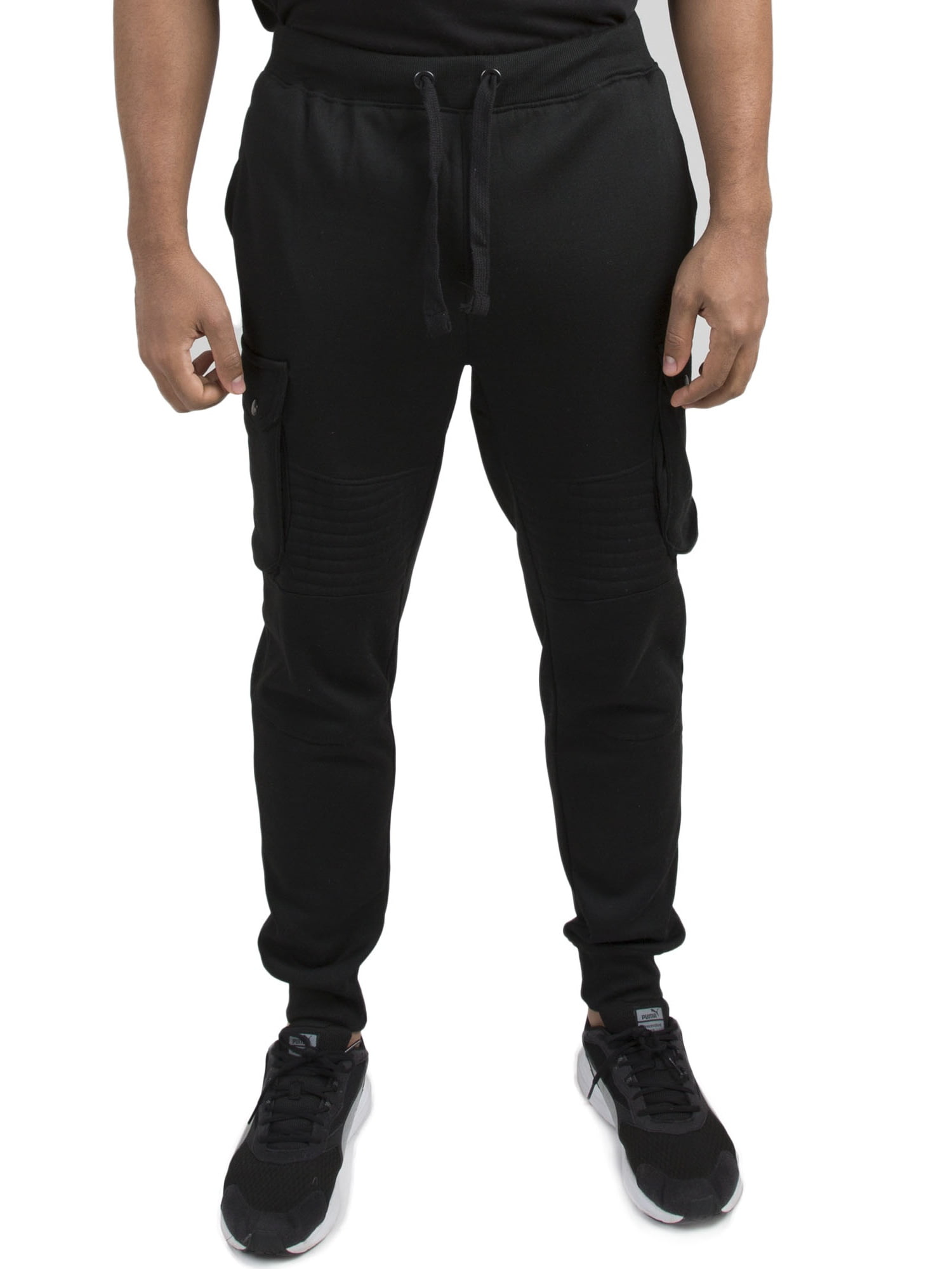 Black joggers mens walmart Clearance