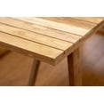 thumbnail image 4 of Amazonia 79'' Teak Durable Design Outdoor Dining Table, Wood-Brown, 4 of 7
