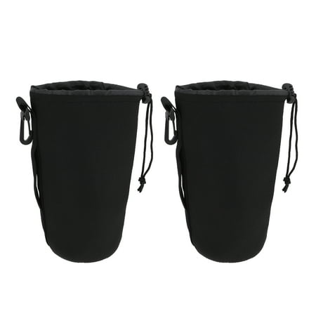Image of BESTONZON 2PCS SLR Camera Lens Pouch Bag Shockproof Thermal Insulation Protector Size XL