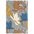 thumbnail image 4 of SAFAVIEH Soho Keith Floral Wool Area Rug, Blue/Multi, 6' x 6' Square, 4 of 10