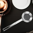 thumbnail image 3 of BRIGHTFUFU Skimmer Spoon In Silver Stainless Steel For Kitchen Use Oil Filter Tool 1Pack, 3 of 8