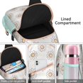 thumbnail image 4 of Daisy Artwork Crossbody Bag for Women - Cute Retro Boho Shoulder Backpack with Anti-Theft Pockets - Wildflower Print Hiking Bag for Outdoor Enthusiasts, 4 of 5