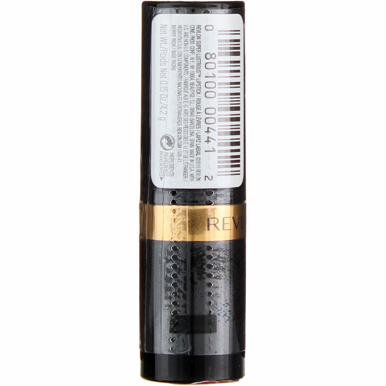 Revlon Super Lustrous Lipstick, Berry Rich [510] 0.15 oz (Pack of 4)