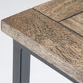 thumbnail image 3 of Pemberly Row Industrial Mango Wood 34" Square Coffee Table in Beach Brown, 3 of 7