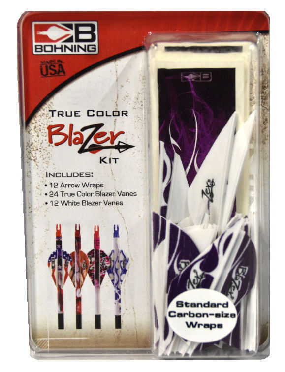 Wraps Set Archery arrows compound recurve bow equipped Springs Bohning Blazer Vanes 