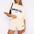 thumbnail image 4 of Promotions Chandail en Molleton Renard Blanc T-Shirts Oversize pour Femmes Manches Courtes Col Rond Hauts d'Été Décontractés Tee-Shirts Basiques Vêtements Tendance 2024 T-Shirts Graphiques pour Femmes Jaune S Liquidation, 4 of 6