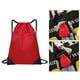 thumbnail image 5 of Bolso con cordón Unisex, mochila deportiva sencilla para hombres y mujeres, nueva mochila ligera de viaje de gran capacidad para entrenamiento físico rojo jinwen mochilas de cuerdas, 5 of 8