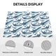thumbnail image 3 of Fotbe Cute Shark Alfombrilla de Secado para Cocina con Estampado, 18x24 Pulgadas, 3 of 7