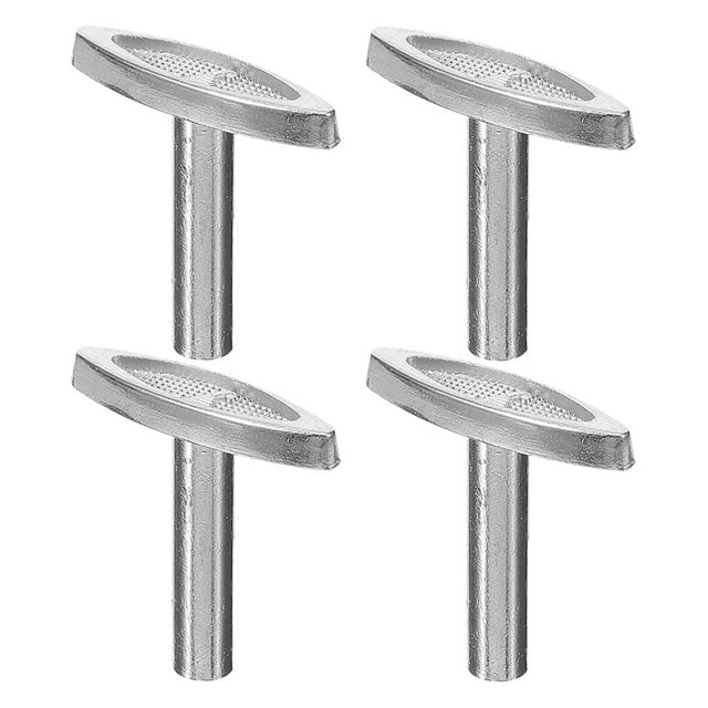 KAKOWELY 4pcs Iron Winder Keys Music Box Replacement DIY Parts Winding Mechanism Key Handle for Musical Box Jewelry Box,0.98X"X0.98"X0.2"