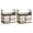 Black:2 Pack, variant on Clearance Extra Large Clear PVC Storage Bags with Zipper Handles Heavy Duty Thick Plastic Clear Storage Bins for Clothes Blankets Toys Moving Foldable Closet Organizer Storage Containers