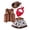 Brown, variant on ANINEO Cowboy Clothes For Girls Elegant Style 4 Piece Outfit With Hat Birthday Party Christmas Halloween Dress Up Clothing for Child