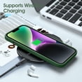 thumbnail image 6 of Liquid Silicone Case for iPhone 14 (6.1''), [Scratch-Resistant, Anti-Fingerprint, Shockproof] Protective Slim Fit Phone Case, 4-Layer Cover with Microfiber Lining, Silky-Soft Touch, Green, 6 of 14
