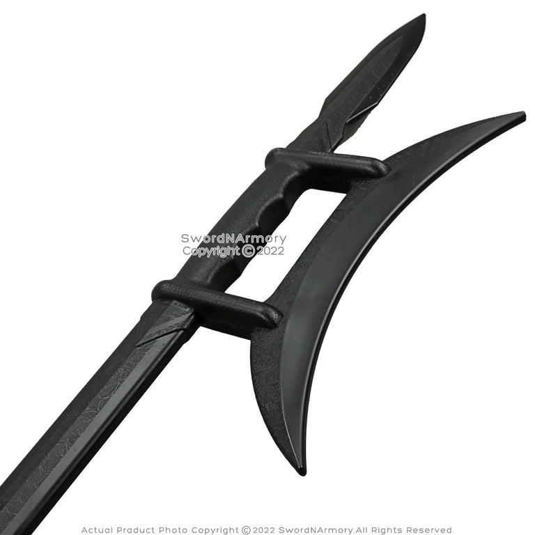 40.5 Polypropylene Hook Swords Wushu Kung Fu Chinese Martial Arts Performance, Men's, Black