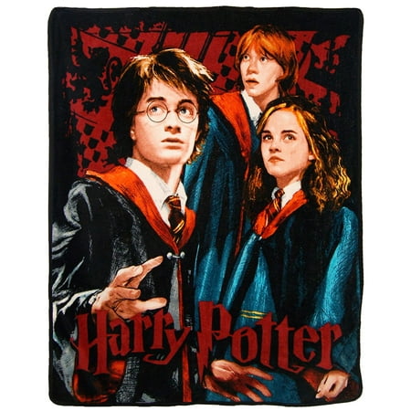 Harry Potter Wizards 46" x 60" Super Plush Throw Blanket - Walmart.com