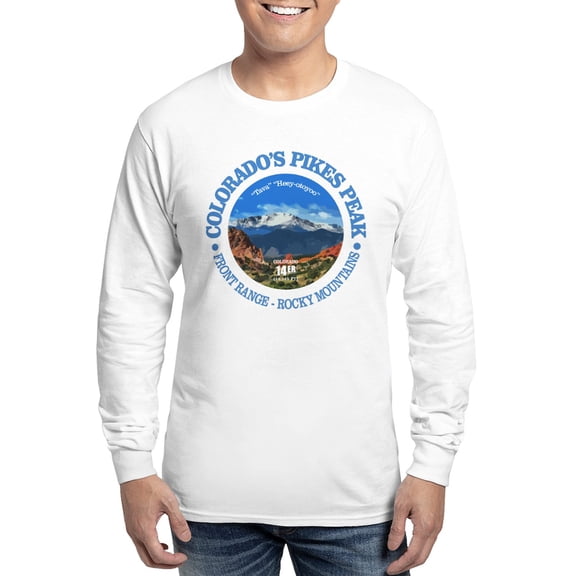 CafePress - Pikes Peak Long Sleeve T Shirt - Unisex Cotton Long Sleeve T-Shirt