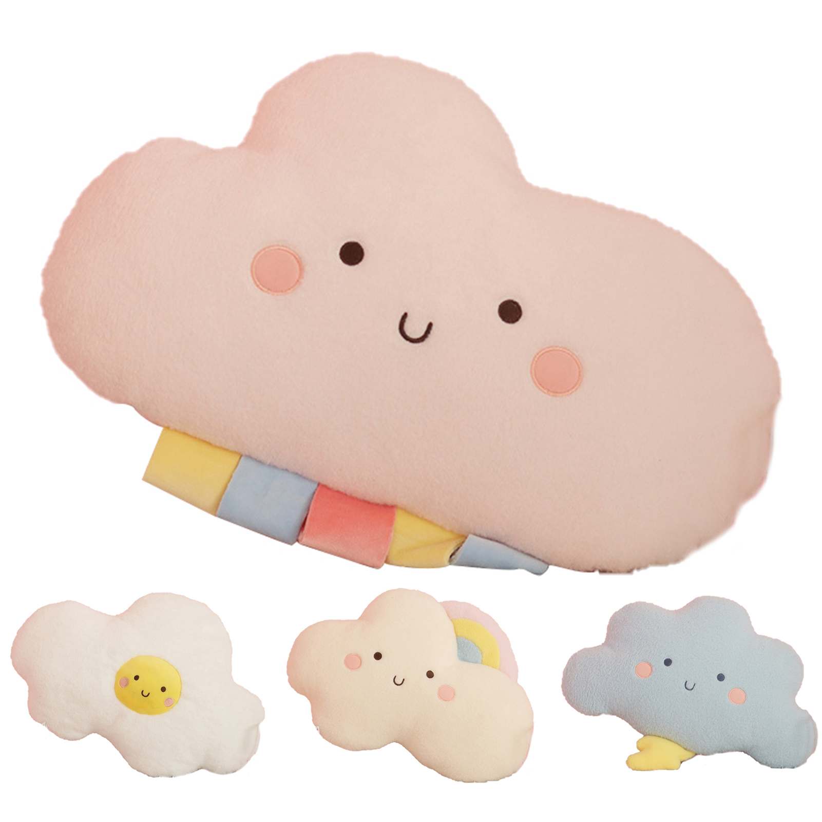 Cheers US Creative Plush Toy Cloud Shaped Pillow Soft Velvet Cloud