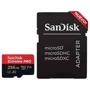 SanDisk 256GB Extreme Pro microSDXC UHS-I Memory Card - SDSQXCD-256G-GN6MA