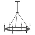 thumbnail image 2 of 3678FE Hinkley Lighting Tress - 6 Light Large Chandelier In Transitional Style-26 Inches Tall and 36.25 Inches Wide-Forged Iron Finish, 2 of 5