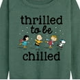 thumbnail image 3 of Peanuts - Charlie Brown Women's Winter Fleece Pullover Long Sleeve Shirts, 3 of 6