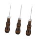 thumbnail image 3 of 3 Piezas Aguja para Coser Manual de Cuero Herramienta Artesanal Mango de Madera con Punta Fina Hecha de Acero Recomendada para Reparar Zapatos, 3 of 8
