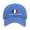 Blue, variant on National Flag Print Baseball Cap, Adjustable Unisex Sports Sun Hat for Fan Game Outdoor Daily Wear