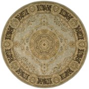 Angle View: Nourison Nourison 2000 Tarragon Hand Woven Wool Beige Indoor Area Rug