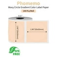 thumbnail image 3 of Etiqueta Térmica Redonda Phomemo Caqui 50mm x 50mm, 3 of 7