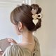 thumbnail image 4 of Pinzas para el cabello extra grandes Pinzas para el cabello Accesorios para peinados Pinza para el cabello de sujeción fuerte Marrón Caqui Beige Yuyangstore pinzas para el cabello, 4 of 7