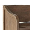 thumbnail image 4 of Trent Home Solid Wood 42 " Entryway Storage Bench in Rustic Natural Aged Brown, 4 of 8