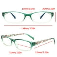 thumbnail image 6 of 5-Pack Reading Glasses for Women, Blue Light Blocking Eyeglasses with 5 Gradient colors, Spring Hinge, Anti Eyestrain, +2.25, 6 of 8