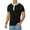04-Black, variant on Iceglad Mens Henley Short Sleeve T-Shirt Cotton Lightweight Button T-Shirts Basic Casual Shirts Vg Blue L