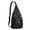 Starry Night Sky-1, variant on Mushroom Crossbody Sling Bag Small Travel Backpack for Women Men Unisex
