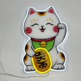thumbnail image 2 of Glowneon Lucky Kitty Cat Neon Print Sign, Anime Lucky Cat Neon Sign, 2 of 4