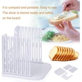 thumbnail image 5 of Bread Loaf Toast Cutter Slicer Slicing Cutting Guide Mold Maker Kitchen Tool Practical Bread Sandwich Cutter Gadget, 5 of 5