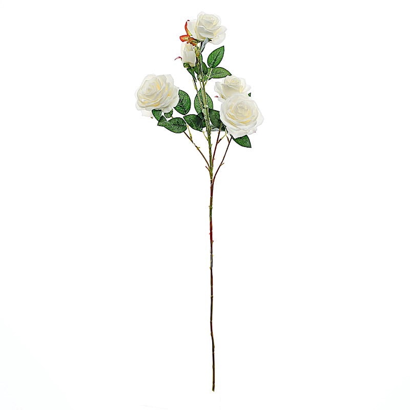 BalsaCircle 2 Blush Single Stem 33 in Silk Rose Bouquets - Party 