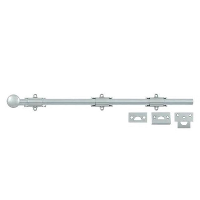 Deltana 18SB26 Boulon de Surface Robuste 18 Po, Chrome Vif - Solide