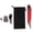 Red, variant on NFTIGB Wireless Voice Input Optical Pocket Pen Mouse 2.4GHz 1600 DPI Portable Ergonomic PC Laptop Hand Tablet Writing Mini Mouse Device Dual Unit 6.69 inches / 17 cm, Red
