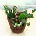 thumbnail image 3 of Neinkie Flower Pots,Flower Pots with Drainage,Resin Plant Flower Pot,Flower Arrangement Container,Hat Flower Pot Gardening Flower Pot, 3 of 7