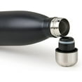 thumbnail image 2 of Flacon Isotherme Noir, 500ml - Flacon Isotherme 500ml - Flacon en Acier Inoxydable - Étanche - Réutilisable - Sans BPA - pour Boissons Chaudes et Froides, 2 of 5
