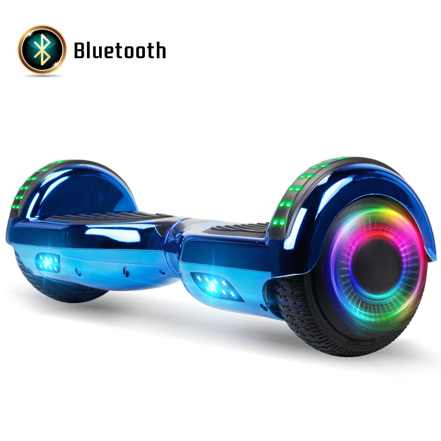 Hoverboard, with Bluetooth and Colorful Lights Self Balancing Scooter