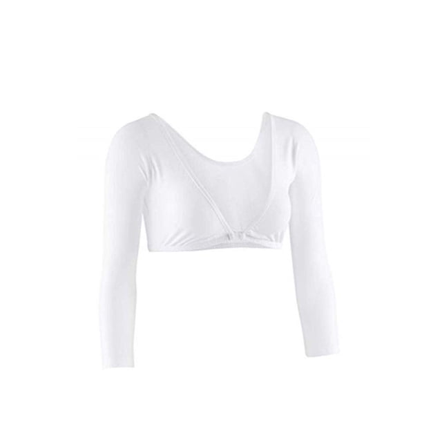 Minnieouse Camiseta Sexy para mujer, abrigo de manga larga transparente con cuello en V, Tops de perspectiva de malla superior, camisa corta de Prendas para la parte del cuerpo S