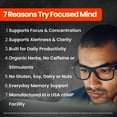thumbnail image 3 of Friendly Vitamins Focused Mind, Brain Supplement for Memory and Focus Support 30ct, 3 of 8