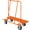 Orange + Steel#9, variant on 1600lbs Drywall Cart with Brakes for Moving Plywood, Steel Panel Dolly for Warehouse & Construction Site, Orange