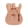 Htovila TL Electric Guitar Body Solid Wood Guitar DIY Accessory with Humbuck Pickup Hole Natural Wood Color