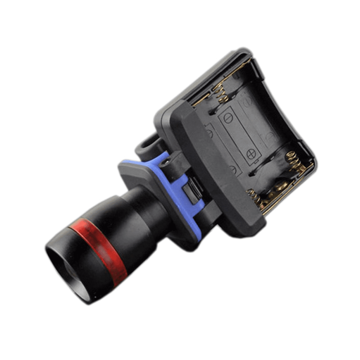 5X XPE LED 120 Lumen 3 Modes Waterproof Zoomable Clip - on Cap Hat Light Flashlight Light Lamp Black