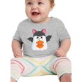thumbnail image 1 of Cute Ghost Bat Hat T-Shirt Infant -Image by Shutterstock,  12 Months, 1 of 4