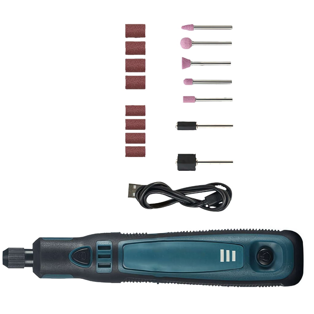 Light Weight Wireless Electric Engraving Pen Rechargeable Miniature Rotary Tool for Delicate Jade Carving Grinding Drill